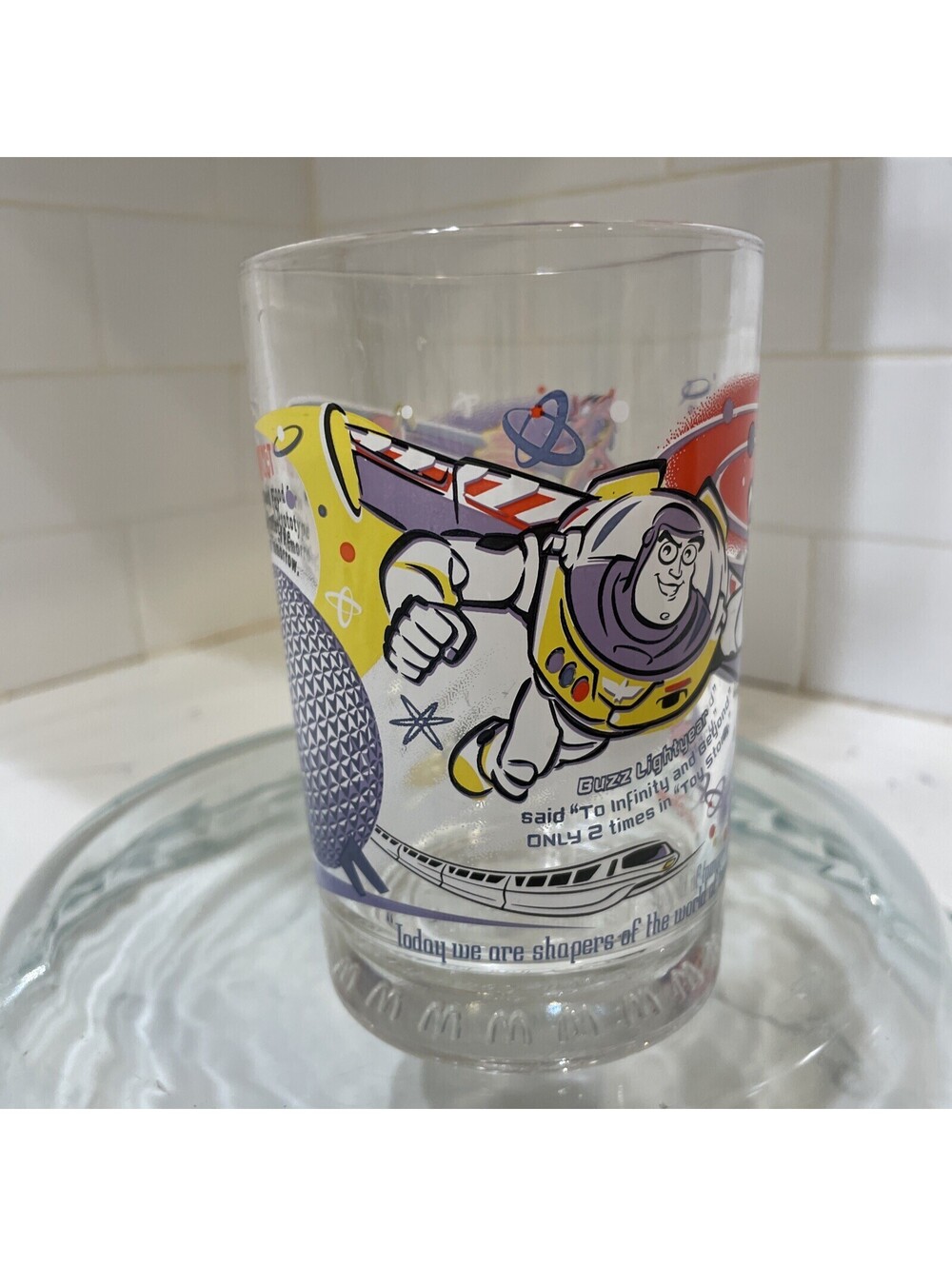 Walt Disney World 100 Years Magic Glass Buzz Lightyear - Picture 10 of 16